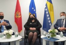 Željko Komšić se sastao sa Milom Đukanovićem i Vjosom Osmani