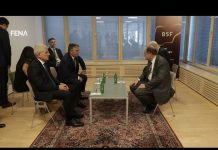 Komšić i Džaferović sa Schmidtom u Bledu