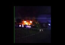 Veliki požar u skladištu u Rajlovcu