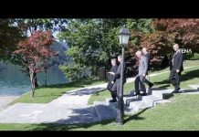 Članovi Predsjedništva BiH s Borutom Pahorom na Bledu