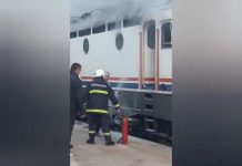 Lokomotiva talgo voza gori u Konjicu