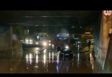 Vatrogasci izvlačili vozila ispod poplavljenog podvožnjaka u Buća Potoku