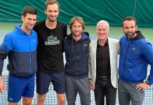 Fudbalska legenda posjetila trening Đokovića i Medvedeva