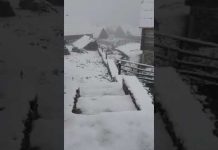 Prvi snijeg na Prokoškom jezeru