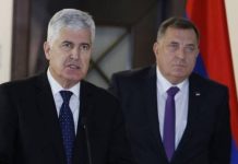 Der Standard: Dodik i Čović traže nove podjele u BiH