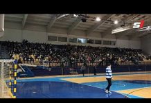 Manijaci na utakmici Futsal FK Željezničar