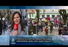 Cetinje: Protest zbog ukidanja finansiranja Fakulteta za crnogorski jezik i književnost