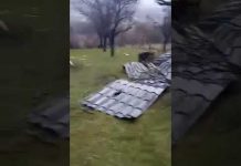 Vjetar odnio krov u Hadžićima, našli ga 150 metara dalje