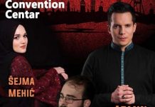 Na koncertu “Susret prijateljstva i kulture” večeras nastupaju Armin Muzaferija, Šejma Mehić i Mehmed Kukuruzović