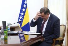 Pogledajte fotografije Milorada Dodika na današnjoj sjednici Predsjedništva BiH