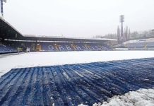 Snijeg okovao Grbavicu: Pogledajte kako trenutno izgleda Željin stadion