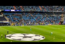 Zagrijavanje pred utakmicu Lige prvaka Real Madrid – Inter