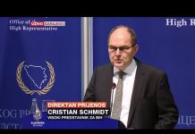 Schmidt: Entiteti pravno postoje samo na osnovu Ustava BiH