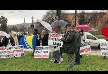 Protesti “Buđenje građana” ispred Suda BiH