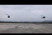 Slijetanje novih helikoptera OS BiH