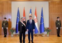 Milanović odlikovao kardinala Puljića