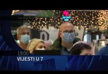 U “Vijestima u 7” večeras gledajte: (08 01 2022)
