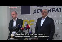 Demokratski front prijeti blokadom Crne Gore