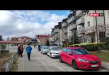 Bačena naprava ispred kafića na Pofalićima