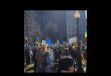 Protesti u Washingtonu u znak podrške Ukrajini