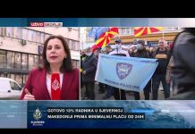 Protest sindikata u Skoplju: Traže minimalnu platu od 290 eura