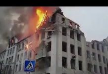 Jaki artiljerijski napadi na Harkov, ruski padobranci ušli u grad