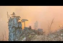 Vatrogasci u Konjicu brane selo Spiljani od požara