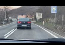 Passatom sa diplomatskim tablama divljački preticao na mostu kod Jablanice