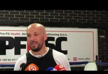 Otvoreni trening Irona Pukija uoči borbe za IBO prvaka Evrope