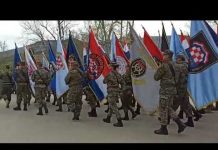 Mimohod HVO-a kroz Mostar