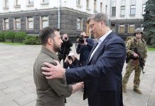PLENKOVIĆ STIGAO U KIJEV, DOČEKAO GA ZELENSKI: HRVATSKA ZNA KAKO JE BITI POD VOJNOM AGRESIJOM