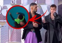 INCIDENT NA OTVARANJU “EUROVIZIJE”: Obezbjeđenje hitno uklonilo napadača od predstavnika Italije! (VIDEO)