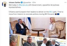 Sattler: Sa retorike da se pređe na djela