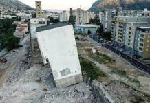 U Mostaru staru zgradu pokušali srušiti eksplozivom pa zakomplikovali situaciju