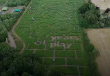 Napravljen najveći lavirint u Evropi u obliku Lego figurice: 90 godina igre