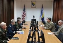 Komandant 5. korpusa Kopnenih snaga Vojske SAD-a posjetio Zajednički štab OS BiH