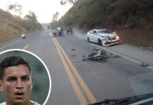 IZA NJEGA OSTALE SUPRUGA I DVIJE MALE KĆERKE: BRAZILSKI NOGOMETAŠ SKRIVIO SAOBRAĆAJNU NESREĆU U KOJOJ JE POGINUO MOTOCIKLISTA