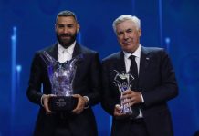 UEFA: Ancelotti trener godine, Benzema najbolji fudbaler