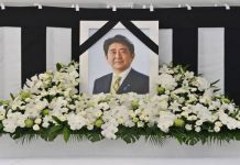 Japan se oprostio od ubijenog bivšeg premijera
