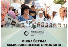 Mirna šetnja majki Srebrenice u Mostaru