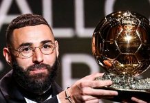 Napadač Real Madrida Karim Benzema osvojio Zlatnu loptu za najboljeg igrača svijeta!