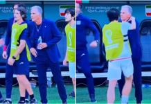 Nesvakidašnja proslava gola: Iranski napadač od sreće “davio” selektora Kveiroša