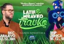 Na koncertima Latifa i Mravka Travka u Sarajevu i Zenici na sceni prvi put i dječiji hor “Mravko Travko”