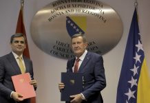 Bosna i Hercegovina i Crna Gora potpisale memorandum o saradnji na izgradnji međudržavnog mosta