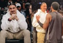 Ibrahimović ukrao šou na NBA utakmici, Irving mu poklonio dres