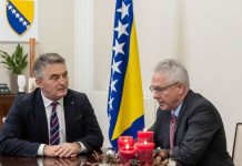 Komšić – Murphy: Vlada SAD-a ostaje pouzdan partner Bosni i Hercegovini