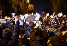 Desetine ljudi koji su učestvovali u protestima protiv vlade u Kini i dalje u pritvoru