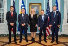 Članovi Predsjedništva BiH na sastanku s Cholletom i Karlin