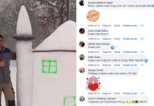 Nacija oduševljena Muhamedom koji je napravio džamiju od snjega: “I nagradu od Gospodara ima”