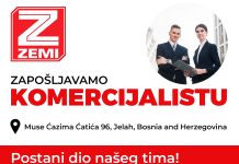 Firma ZEMI d.o.o. Tešanj sa sjedištem u Jelahu raspisuje konkurs za posao